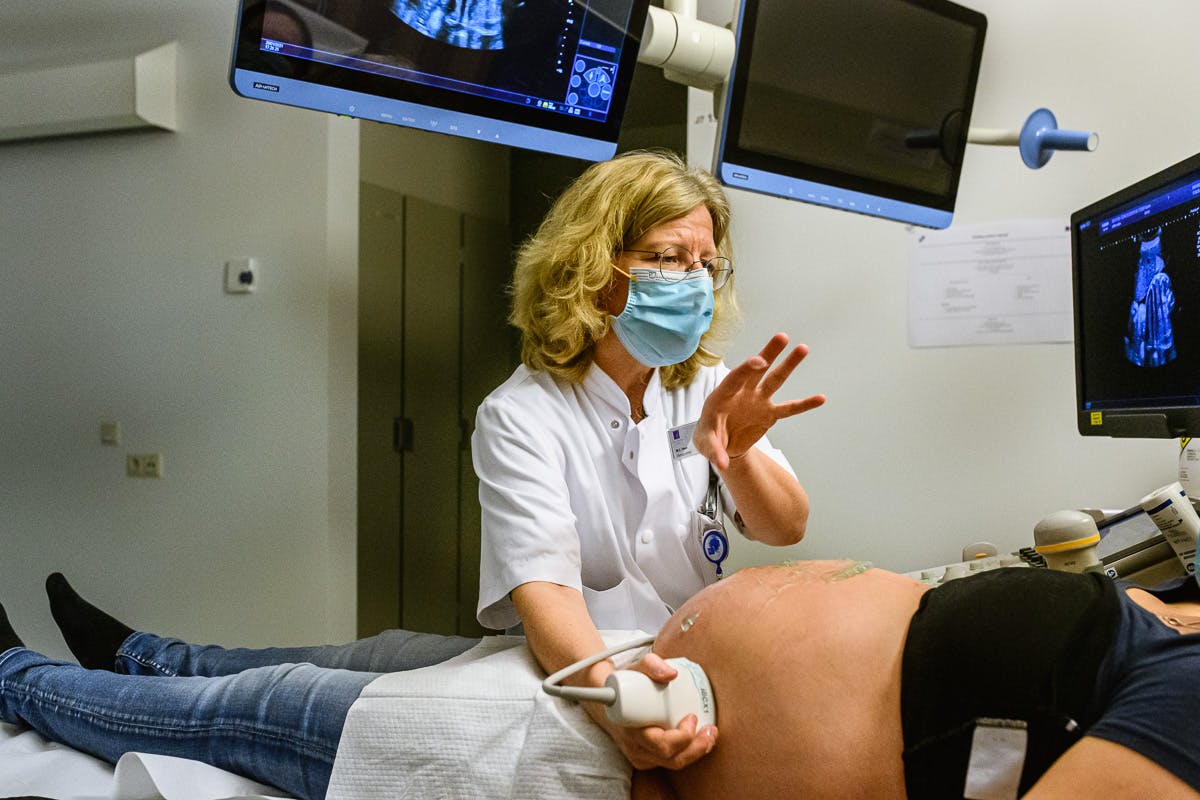 Echo zwangerschap in ziekenhuis