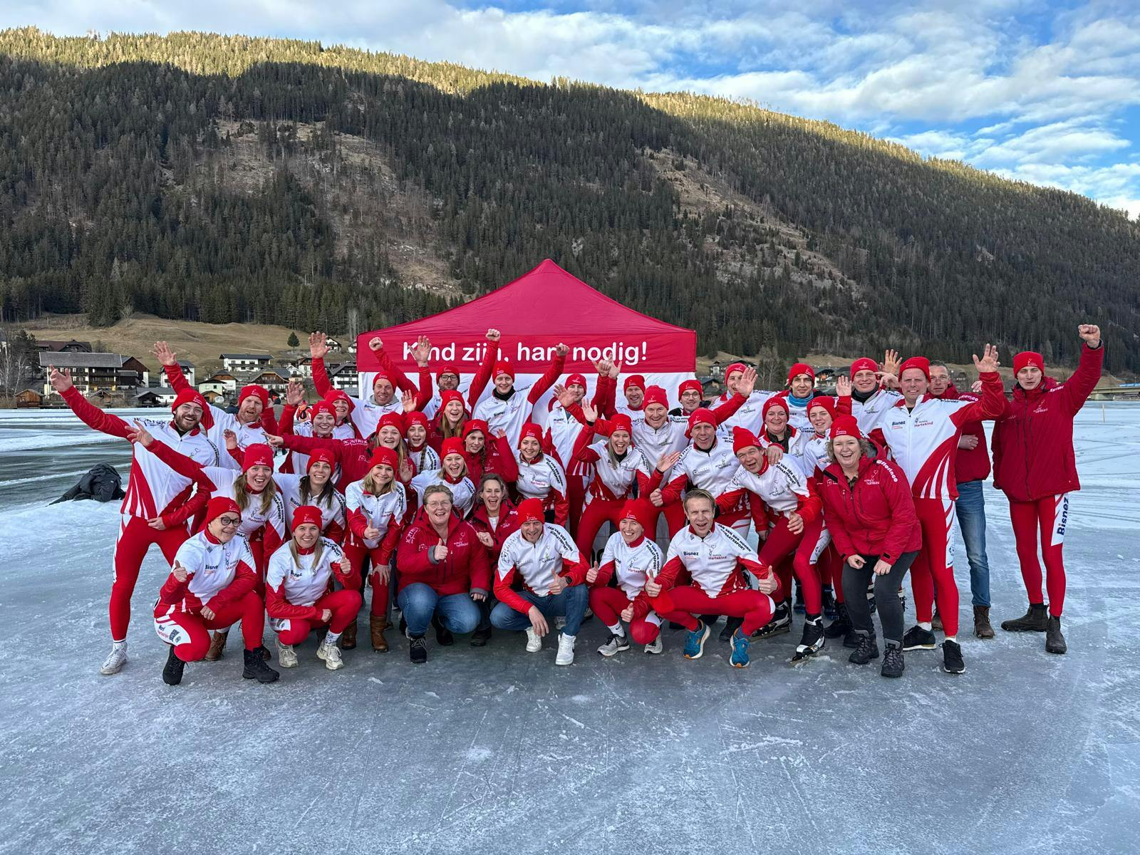 Schaatsteam Weissensee 2025 Hartekind